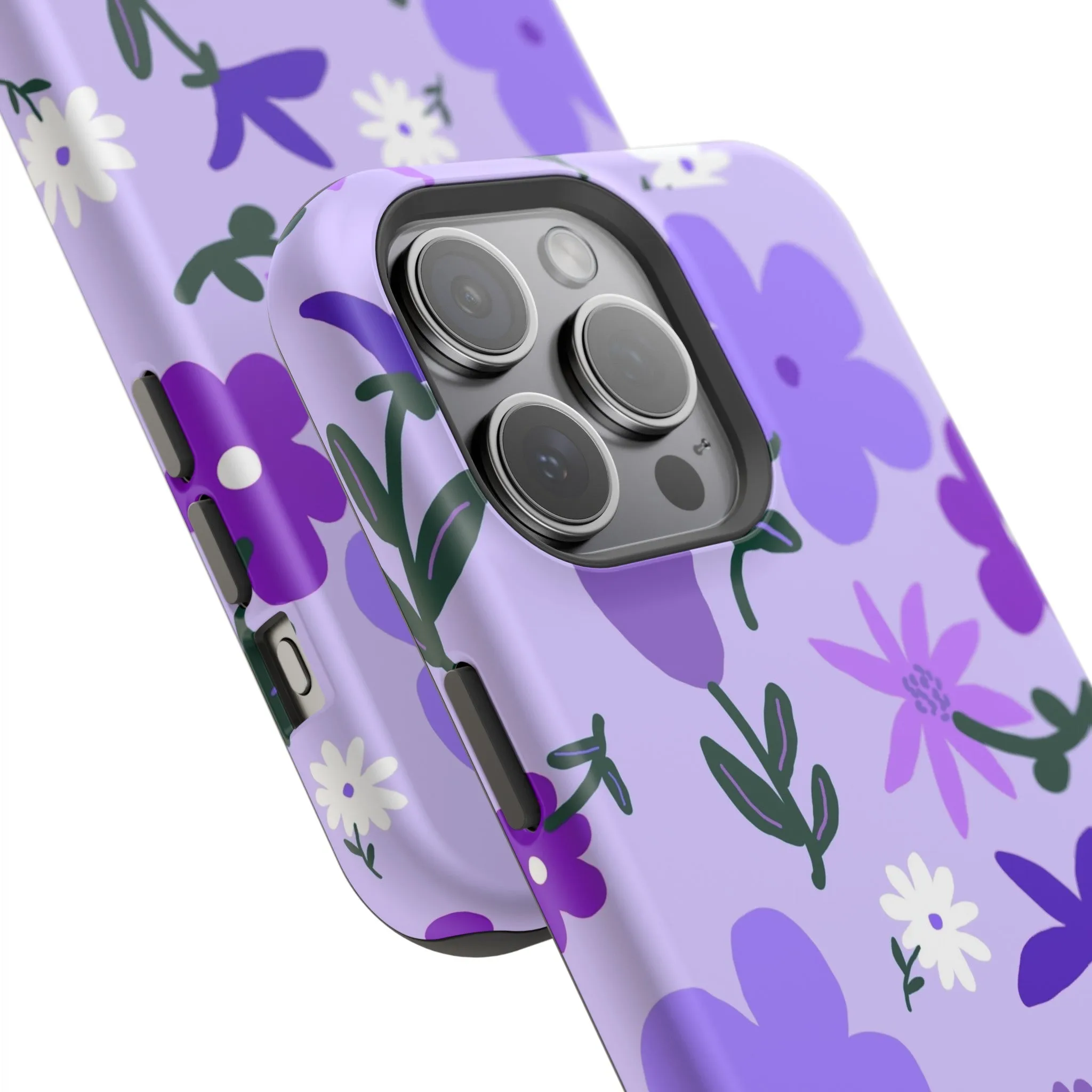 Violet Sprout | Flower Abstract Case