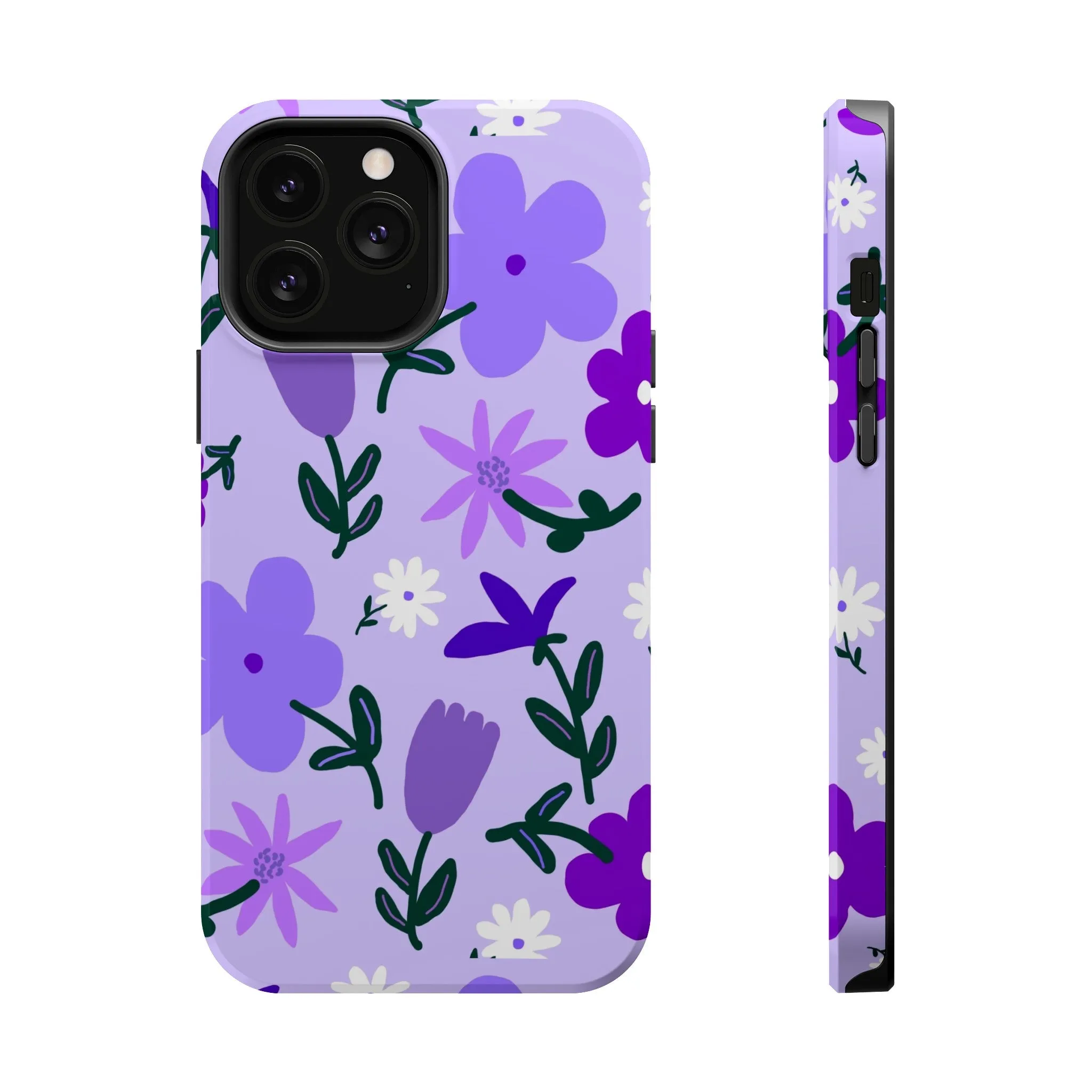 Violet Sprout | Flower Abstract Case