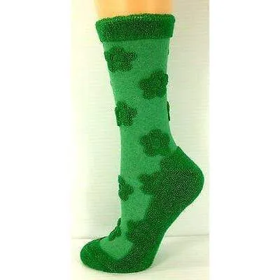 Women's Cotton Crew Sock with Cute Fashion Flower Design