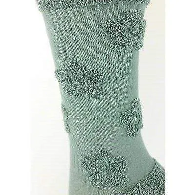 Women's Cotton Crew Sock with Cute Fashion Flower Design